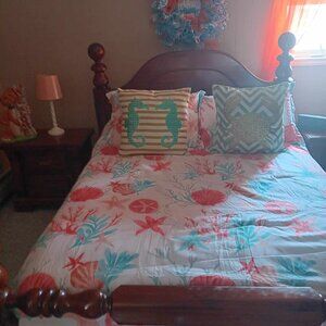 Comfort set seashells and coral. Full Size